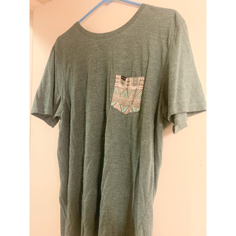 Men’s green Hurley pocket tee